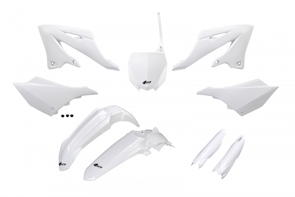 Full Plastic Kit white for Yamaha YZ 125 (2022-26) - YZ 250 (2022-26) - YZ 125 X (2023-26) - YZ 250 X (2023-26)